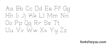 Quadlateral Font