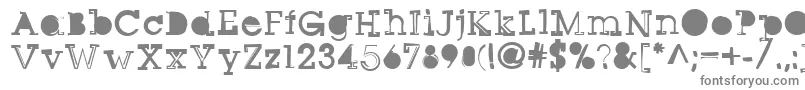 Шрифт Sqseriftwo – серые шрифты