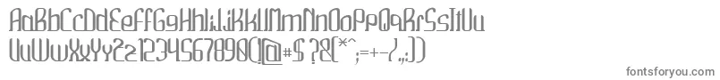 フォントWako – 白い背景に灰色の文字