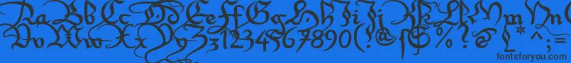 More about Xirwena1 Font Xirwena1 Font – Black Fonts on Blue Background