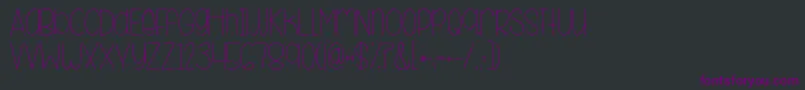 Kgbeneathyourbeautiful Font – Purple Fonts on Black Background