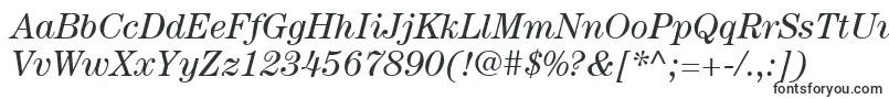 ItcCenturyLtBookItalic-Schriftart – Schriften für Xiaomi