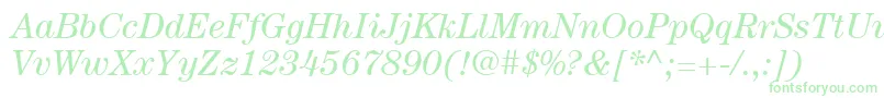 ItcCenturyLtBookItalic Font – Green Fonts