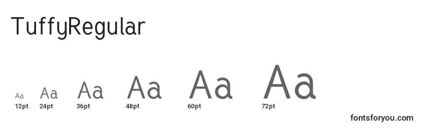 TuffyRegular Font Sizes