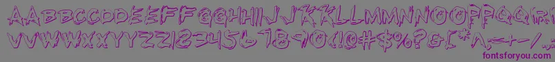 Rkillo Font – Purple Fonts on Gray Background