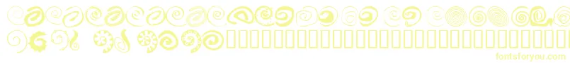 XSpiral Font – Yellow Fonts