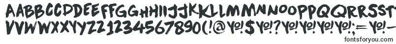Шрифт DkDownwardFall – популярные шрифты