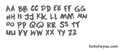 DkDownwardFall Font