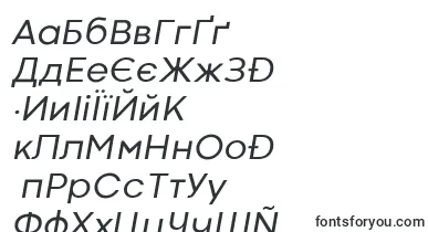 CodecColdRegularItalicTrial font – ukrainian Fonts