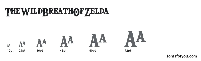 TheWildBreathOfZelda Font Sizes