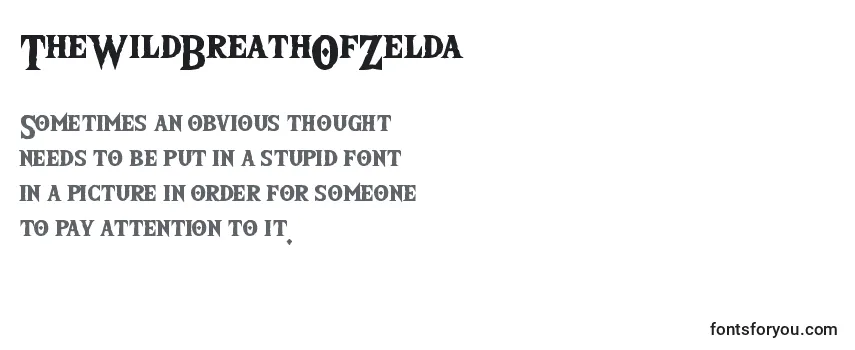 TheWildBreathOfZelda Font
