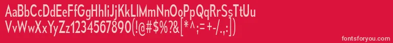 MesmerizeCdBk Font – Pink Fonts on Red Background