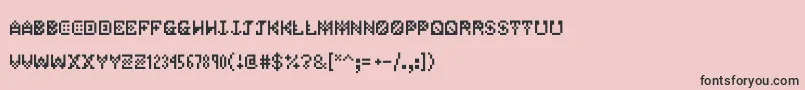 Jetpackjoeフォントについての詳細 フォントJetpackjoe – ピンクの背景に黒い文字