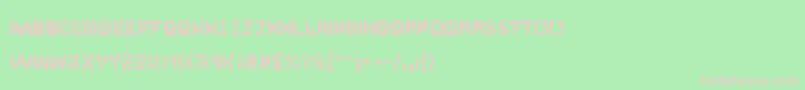 Jetpackjoe Font – Pink Fonts on Green Background