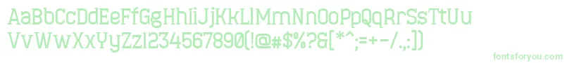 MinaeffEctBold Font – Green Fonts