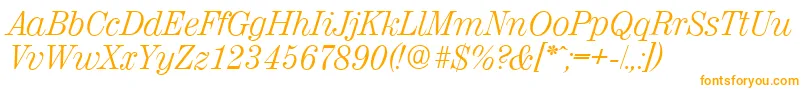 ValenciaserialLightItalic Font – Orange Fonts