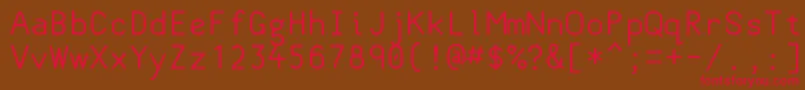 More about Classcoder Font Classcoder Font – Red Fonts on Brown Background