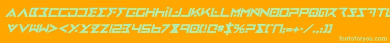 En savoir plus sur la police IronCobraBoldItalic Police IronCobraBoldItalic – polices vertes sur fond orange