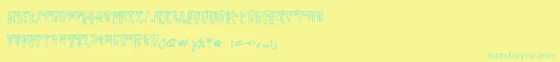 En savoir plus sur la police Russianline Police Russianline – polices vertes sur fond jaune