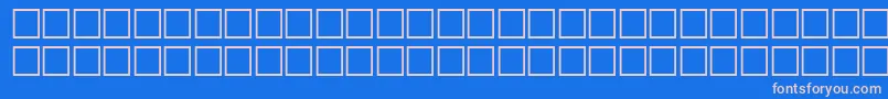 McsHor1SINormal2000 Font – Pink Fonts on Blue Background