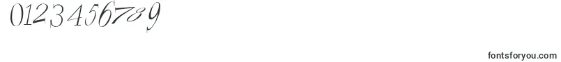 Francoforteserifus-Schriftart – Schriften für Zahlen und Nummern