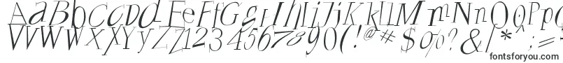 Francoforteserifus-fontti – Fontit Corel Draw'lle