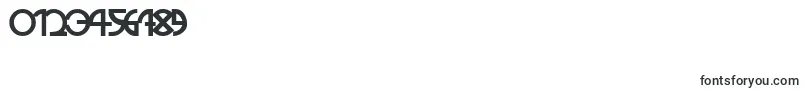 フォントTocopillascapssskBold – 数字と数値のためのフォント