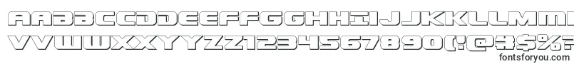 Dekaranger3D-fontti – fonttien muodot