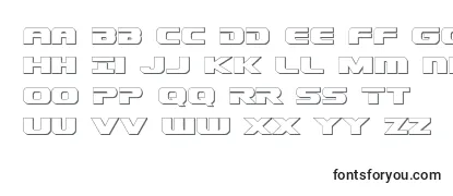 Обзор шрифта Dekaranger3D