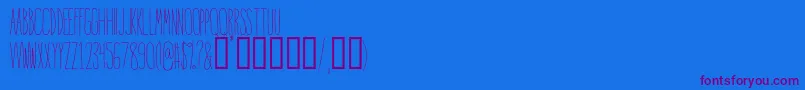 IntoTheVortex Font – Purple Fonts on Blue Background
