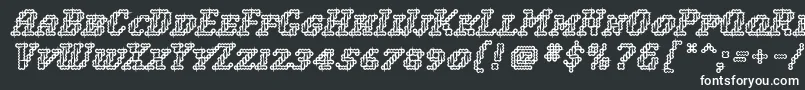 WoollyInline Font – White Fonts