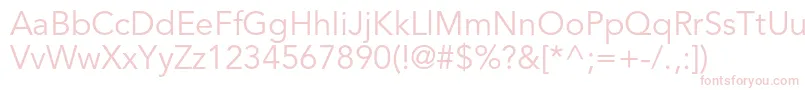 AvenirltstdBook-Schriftart – Rosa Schriften