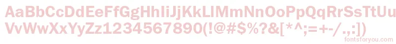 Franklingothicdemic Font – Pink Fonts