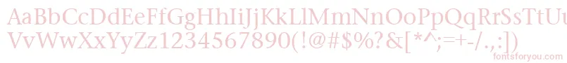 PrudentialRegular Font – Pink Fonts on White Background