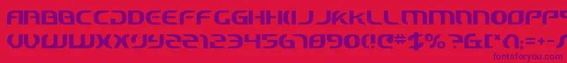 Starcv2 Font – Purple Fonts on Red Background