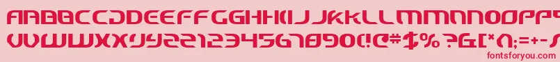 Starcv2 Font – Red Fonts on Pink Background