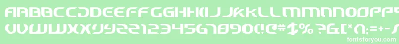 Starcv2 Font – White Fonts on Green Background