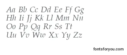 Обзор шрифта PalisadeItalic