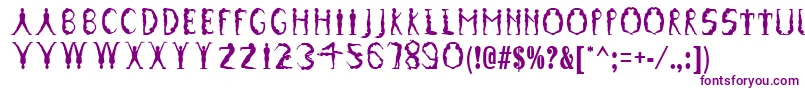GymnasticsRegular Font – Purple Fonts
