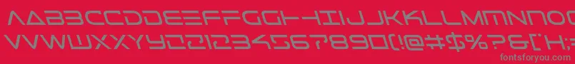 Telemarinessleft1 Font – Gray Fonts on Red Background