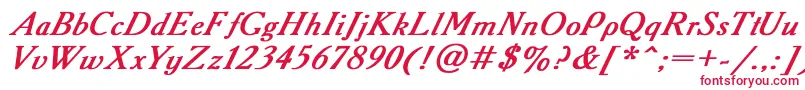 AAdemyItalicBoldItalic Font – Red Fonts