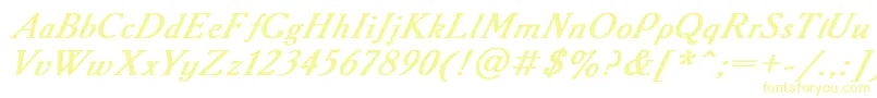 AAdemyItalicBoldItalic Font – Yellow Fonts