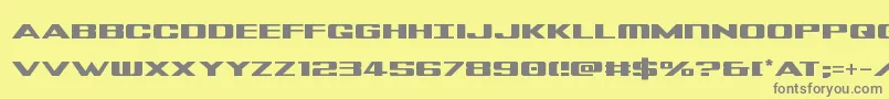 More about Tigershark Font Tigershark Font – Gray Fonts on Yellow Background
