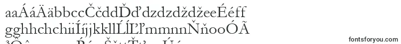 Шрифт Garamond – словацкие шрифты