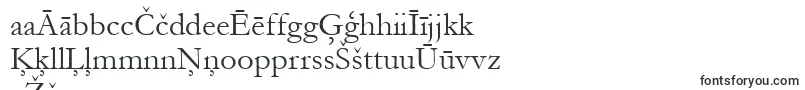 Шрифт Garamond – латышские шрифты
