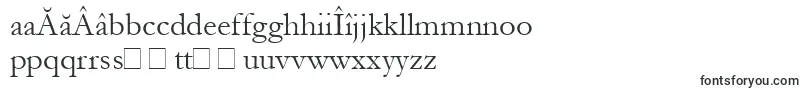 Шрифт Garamond – румынские шрифты