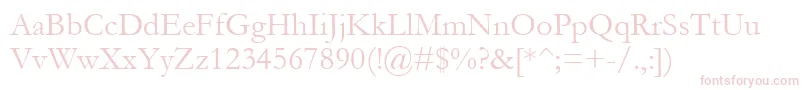 Garamond Font – Pink Fonts
