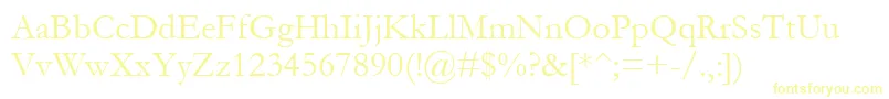 Garamond Font – Yellow Fonts