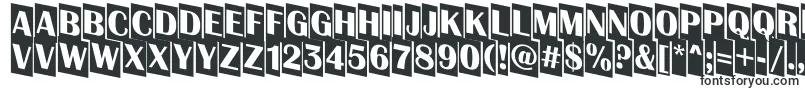Шрифт AAlbionictitulcmdn – шрифты с фиксированной шириной