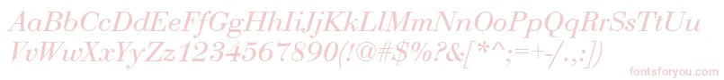 BodoniRomanItalic Font – Pink Fonts